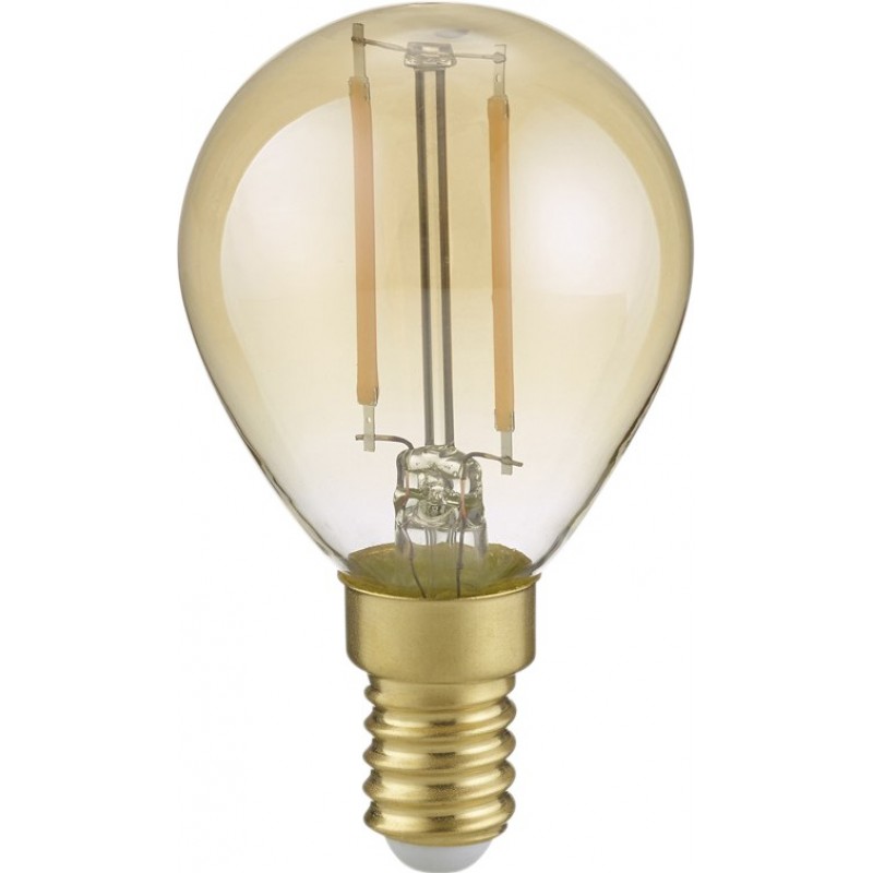 12,95 € Free Shipping | LED light bulb Trio Esfera Ø 4 cm. Modern Style. Glass. Orange gold Color
