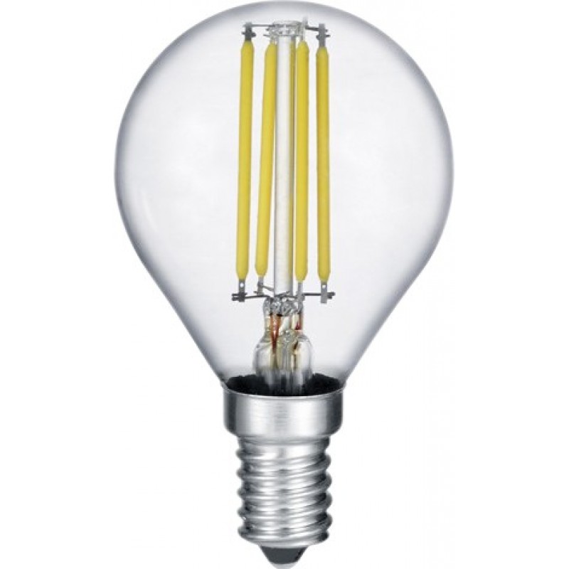 5,95 € Free Shipping | LED light bulb Trio Esfera 4W E14 LED 3000K Warm light. Ø 4 cm. Modern Style. Metal casting