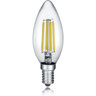 Lampadina LED Trio Vela 4W E14 LED 2700K Luce molto calda. Ø 3 cm. Stile moderno. Bicchiere