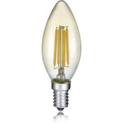 7,95 € Envoi gratuit | Ampoule LED Trio Vela 4W E14 LED 2700K Lumière très chaude. Ø 3 cm. Style moderne. Verre