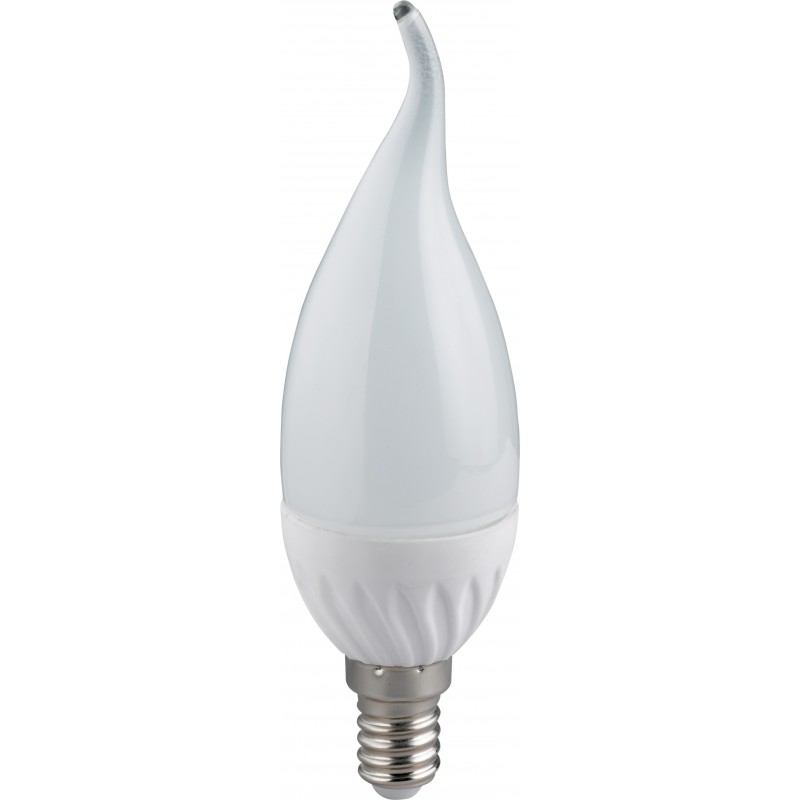 4,95 € 免费送货 | LED灯泡 Trio Vela 4W E14 LED 3000K 暖光. Ø 3 cm. 玻璃. 白色的 颜色