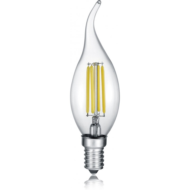 8,95 € 免费送货 | LED灯泡 Trio Vela 4W E14 LED 2700K 非常温暖的光. Ø 3 cm. 现代的 风格. 玻璃