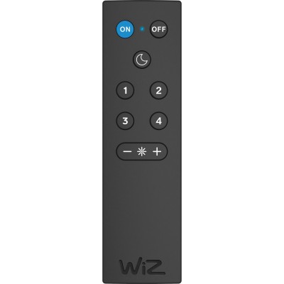 21,95 € Free Shipping | Lighting fixtures Reality 4×2 cm. Wireless remote control for WiZ products. WiZ Compatible Living room and bedroom. Modern Style. Plastic and polycarbonate. Black Color