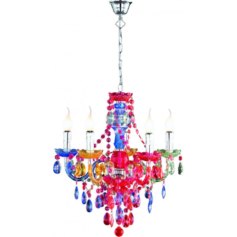 69,95 € Free Shipping | Chandelier Reality Lüster Ø 52 cm. Kids zone. Design Style. Metal casting. Plated chrome Color