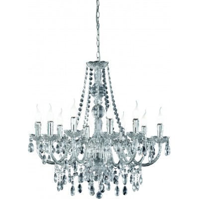 286,95 € Free Shipping | Chandelier Reality Lüster Ø 76 cm. Living room and bedroom. Classic Style. Metal casting. Plated chrome Color