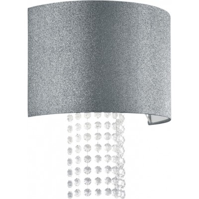 Настенный светильник для дома Reality King 34×30 cm. Гостинная и спальная комната. Современный Стиль. Металл. Покрытый хром Цвет