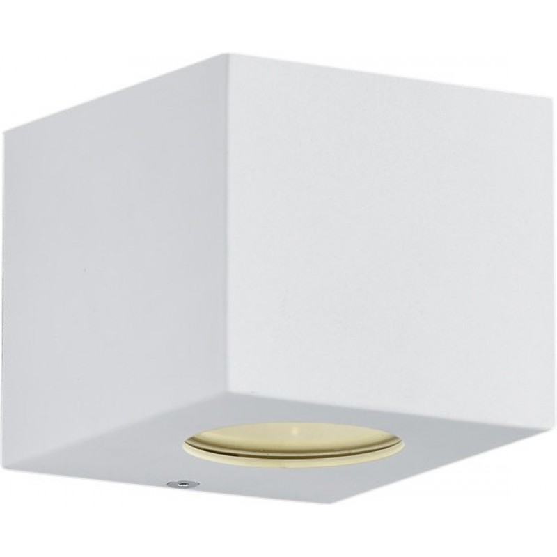 38,95 € Envio grátis | Aplique de parede ao ar livre Reality Cordoba 2W 3000K Luz quente. 10×9 cm. LED integrado Terraço e jardim. Estilo moderno. Plástico e Policarbonato. Cor branco