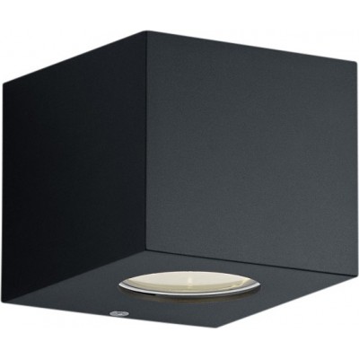 Außenwandleuchte Reality Cordoba 2W 3000K Warmes Licht. 10×9 cm. Integrierte LED Terrasse und garten. Modern Stil. Plastik und Polycarbonat. Schwarz Farbe