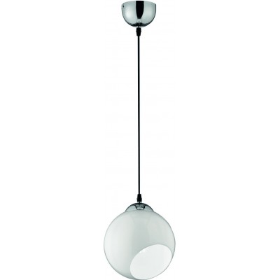 Hanging lamp Reality Clooney Ø 20 cm. Living room and bedroom. Modern Style. Metal casting. Plated chrome Color
