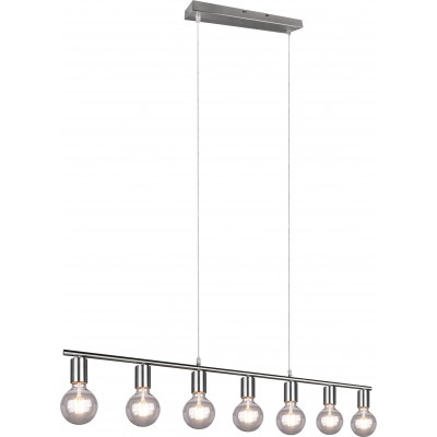 Lampe à suspension Reality Vannes 150×111 cm. Salle, cuisine et chambre. Style moderne. Métal. Couleur nickel mat