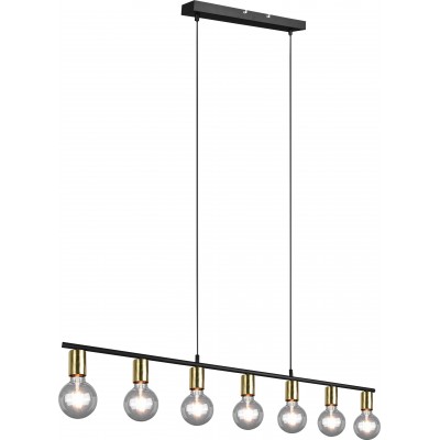 106,95 € Free Shipping | Hanging lamp Reality Vannes 150×111 cm. Living room, kitchen and bedroom. Modern Style. Metal casting. Copper Color