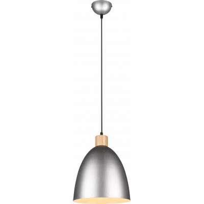 53,95 € Free Shipping | Hanging lamp Reality Jagger Ø 25 cm. Living room and bedroom. Modern Style. Metal casting. Old nickel Color