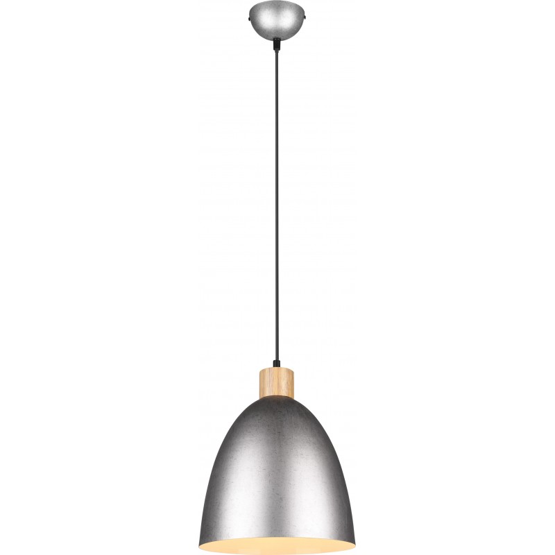 57,95 € Free Shipping | Hanging lamp Reality Jagger Ø 25 cm. Living room and bedroom. Modern Style. Metal casting. Old nickel Color