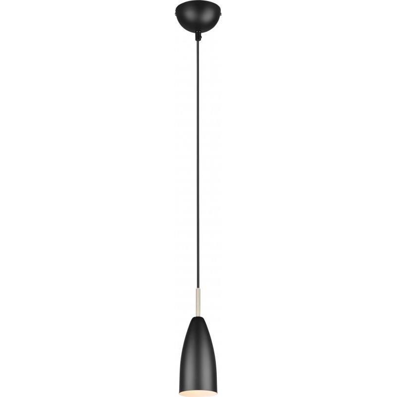 25,95 € Envoi gratuit | Lampe à suspension Reality Farin Ø 10 cm. Salle et chambre. Style moderne. Coulée de métal. Couleur noir