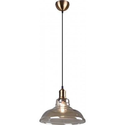 62,95 € Free Shipping | Hanging lamp Reality Aldo Ø 28 cm. Living room and bedroom. Modern Style. Metal casting. Old copper Color