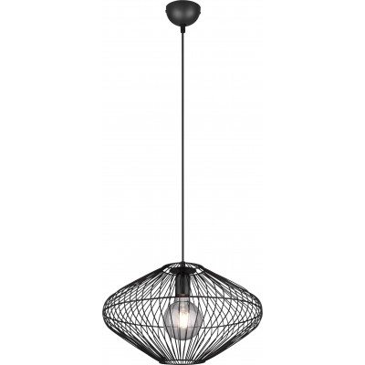 Hanging lamp Reality Cobain Ø 38 cm. Living room and bedroom. Modern Style. Metal casting. Black Color