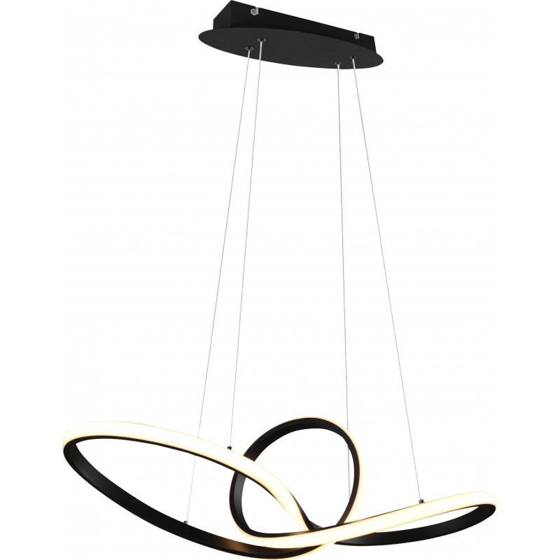 187,95 € Envoi gratuit | Lampe à suspension Reality Sansa 28W 3000K Lumière chaude. 150×80 cm. LED intégrée Salle et chambre. Style moderne. Métal. Couleur noir