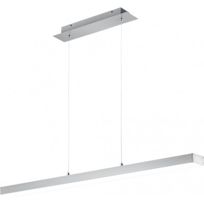 吊灯 Reality Agano 18W 150×100 cm. 色温可调的白色 LED。 触控功能 客厅 和 卧室. 现代的 风格. 铝. 亚光镍 颜色