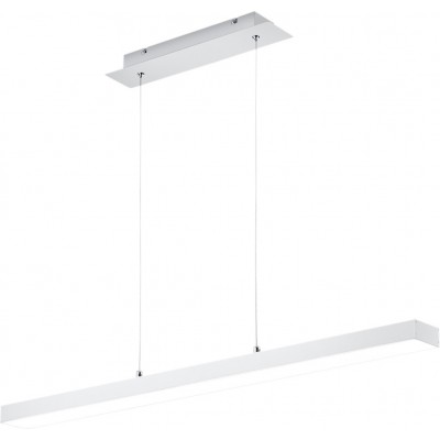 Hängelampe Reality Agano 18W 150×100 cm. Weiße LED mit einstellbarer Farbtemperatur. Touch-Funktion Wohnzimmer und schlafzimmer. Modern Stil. Aluminium. Weiß Farbe