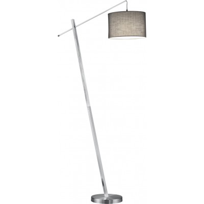 Lámpara de pie Reality Padme 163×30 cm. Salón y dormitorio. Estilo moderno. Metal. Color níquel mate