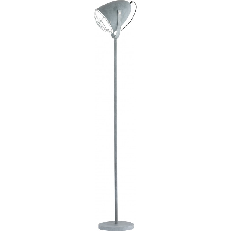 49,95 € Kostenloser Versand | Stehlampe Reality Cammy 150×26 cm. Wohnzimmer und schlafzimmer. Modern Stil. Metall. Grau Farbe