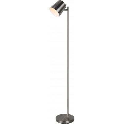 117,95 € Free Shipping | Floor lamp Reality Blake 4.5W 3000K Warm light. 125×20 cm. Integrated LED. Touch function Living room and bedroom. Modern Style. Metal casting. Matt nickel Color