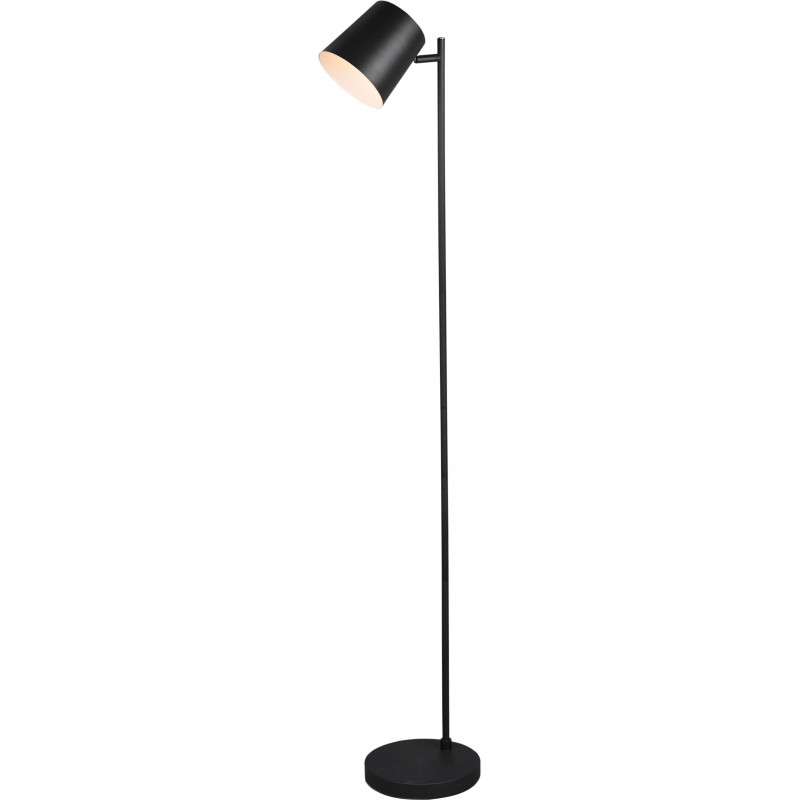 109,95 € Free Shipping | Floor lamp Reality Blake 4.5W 3000K Warm light. 125×20 cm. Integrated LED. Touch function Living room and bedroom. Modern Style. Metal casting. Black Color