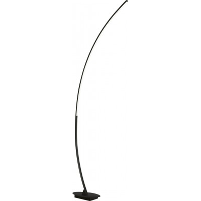 Lámpara de pie Reality Solo 11W 3000K Luz cálida. 158×35 cm. LED integrado Salón y dormitorio. Estilo moderno. Metal. Color negro