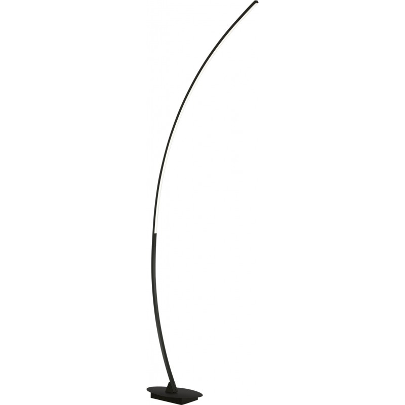 89,95 € Free Shipping | Floor lamp Reality Solo 11W 3000K Warm light. 158×35 cm. Integrated LED Living room and bedroom. Modern Style. Metal casting. Black Color