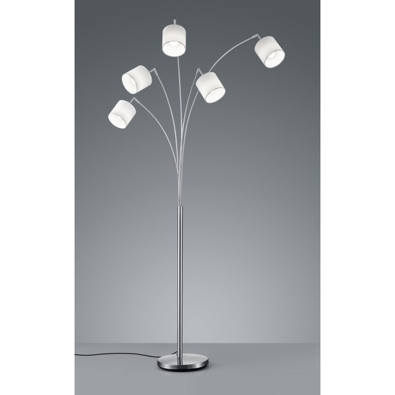 194,95 € Free Shipping | Floor lamp Reality Tommy 200×30 cm. Living room and bedroom. Modern Style. Metal casting. Matt nickel Color