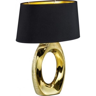 67,95 € Free Shipping | Table lamp Reality Taba 52×38 cm. Living room and bedroom. Modern Style. Ceramic. Golden Color
