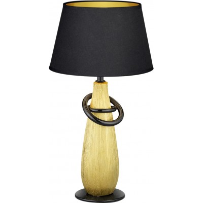 36,95 € Free Shipping | Table lamp Reality Thebes Ø 20 cm. Living room and bedroom. Modern Style. Ceramic. Golden Color