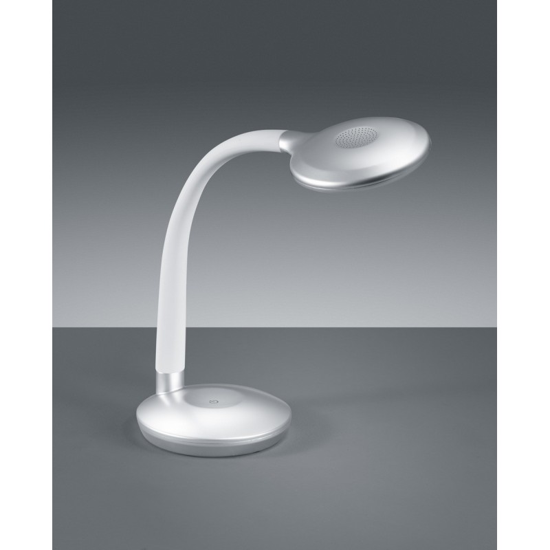 44,95 € Free Shipping | Table lamp Reality Cobra 3W 3000K Warm light. 32×13 cm. Flexible. Integrated LED Office. Modern Style. Plastic and polycarbonate. Gray Color