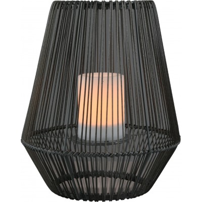 Außenlampe Reality Mineros 0.3W Ø 26 cm. Tischlampe. Austauschbare LED. Dunkelheitserkennung Terrasse und garten. Modern Stil. Plastik und Polycarbonat. Grau Farbe