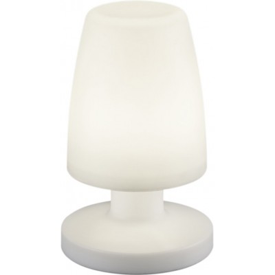 Möbel mit Beleuchtung Reality Dora 1.5W LED 3000K Warmes Licht. Ø 13 cm. Tischlampe. Integrierte LED Wohnzimmer, schlafzimmer und terrasse. Modern Stil. Plastik und Polycarbonat. Weiß Farbe