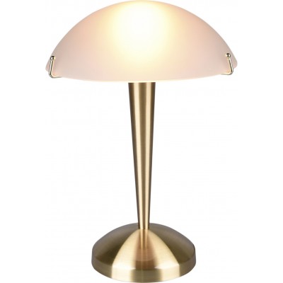 Lámpara de sobremesa Reality Pilz Ø 22 cm. Función táctil Salón y dormitorio. Estilo clásico. Metal. Color cobre