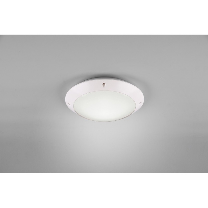28,95 € Free Shipping | Outdoor lamp Reality Camaro Ø 26 cm. Ceiling light Terrace and garden. Modern Style. Plastic and polycarbonate. White Color