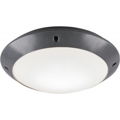 29,95 € Free Shipping | Outdoor lamp Reality Camaro Ø 26 cm. Ceiling light Terrace and garden. Modern Style. Plastic and polycarbonate. Anthracite Color