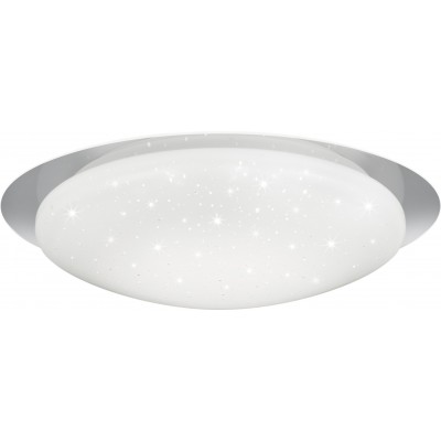 83,95 € Free Shipping | Indoor ceiling light Reality Frodo 26W Spherical Shape Ø 72 cm. Star effect. Dimmable multicolor RGBW LED. Remote control Living room and bedroom. Modern Style. Plastic and Polycarbonate. White Color