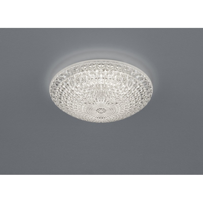 34,95 € Free Shipping | Indoor ceiling light Reality Kuma 12W 3000K Warm light. Ø 28 cm. Integrated LED. Ceiling and wall mounting Living room and bedroom. Modern Style. Metal casting. White Color