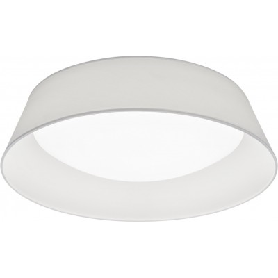 Plafoniera da interno Reality Ponts 18W 3000K Luce calda. Forma Conica Ø 45 cm. LED integrato Soggiorno e camera da letto. Stile moderno. Plastica e Policarbonato. Colore bianca