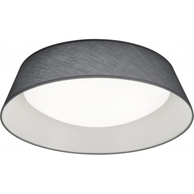 Luz de teto interna Reality Ponts 18W 3000K Luz quente. Forma Cônica Ø 45 cm. LED integrado Sala de estar e quarto. Estilo moderno. Plástico e Policarbonato. Cor cinza