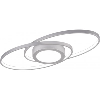 104,95 € 送料無料 | シーリングランプ Reality Galaxy 27W 3000K 暖かい光. 楕円形 形状 57×23 cm. 統合されたLED リビングルーム そして ベッドルーム. モダン スタイル. 金属. グレー カラー