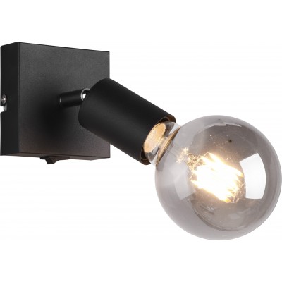 15,95 € Spedizione Gratuita | Lampada da parete per interni Reality Vannes 12×9 cm. Metallo. Colore nero