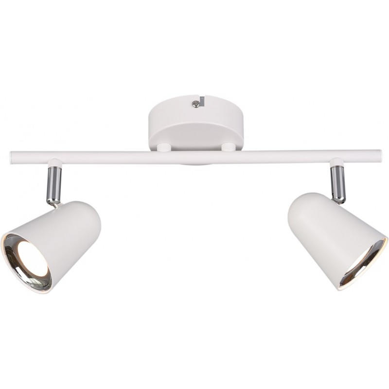 41,95 € Spedizione Gratuita | Faretto da interno Reality Toulouse 3.5W 3000K Luce calda. 34×17 cm. LED integrato. Montaggio a soffitto e parete Soggiorno e camera da letto. Stile moderno. Plastica e Policarbonato. Colore bianca