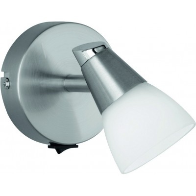 14,95 € Free Shipping | Indoor wall light Reality Hilton 12×9 cm. Metal casting. Matt nickel Color