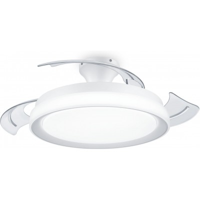 Ventilador de techo con luz Philips Bliss 63W Ø 51 cm. CC Motor de corriente continua Color blanco