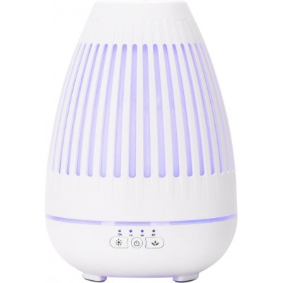 Personal care 5W 20×14 cm. Essential Oil aromatizing diffuser. Ultrasonic. Lighting 7 Colors. Nebulizer. Humidifying function ABS and PMMA. White Color