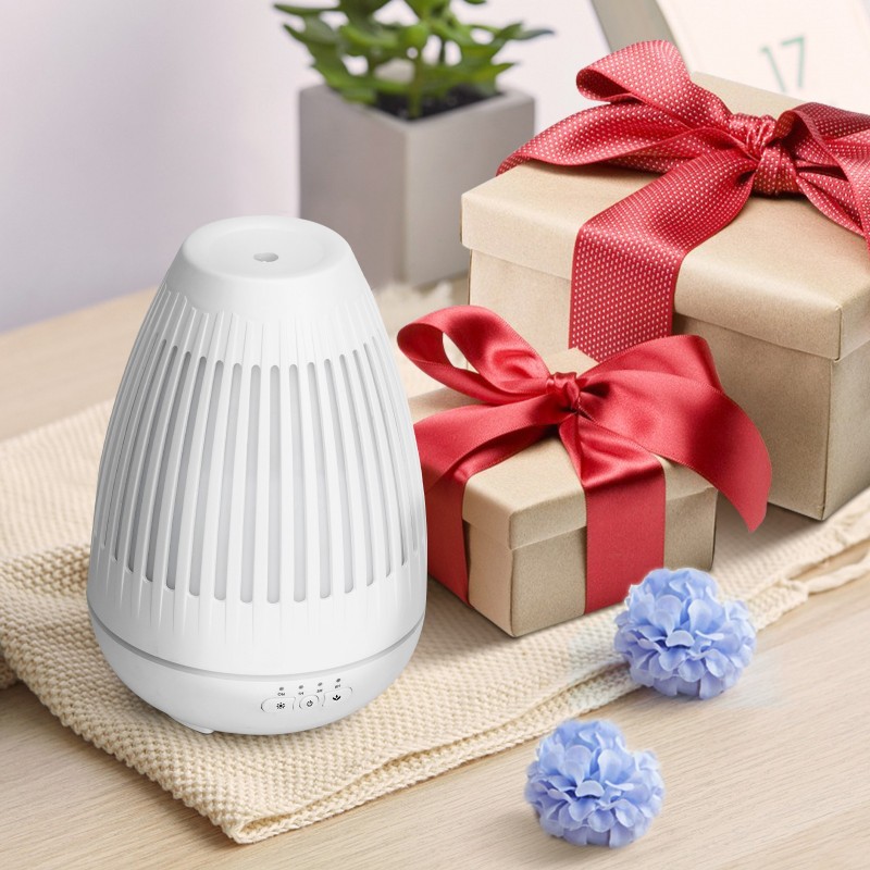 15,95 € Free Shipping | Personal care 5W 20×14 cm. Essential Oil aromatizing diffuser. Ultrasonic. Lighting 7 Colors. Nebulizer. Humidifying function ABS and PMMA. White Color