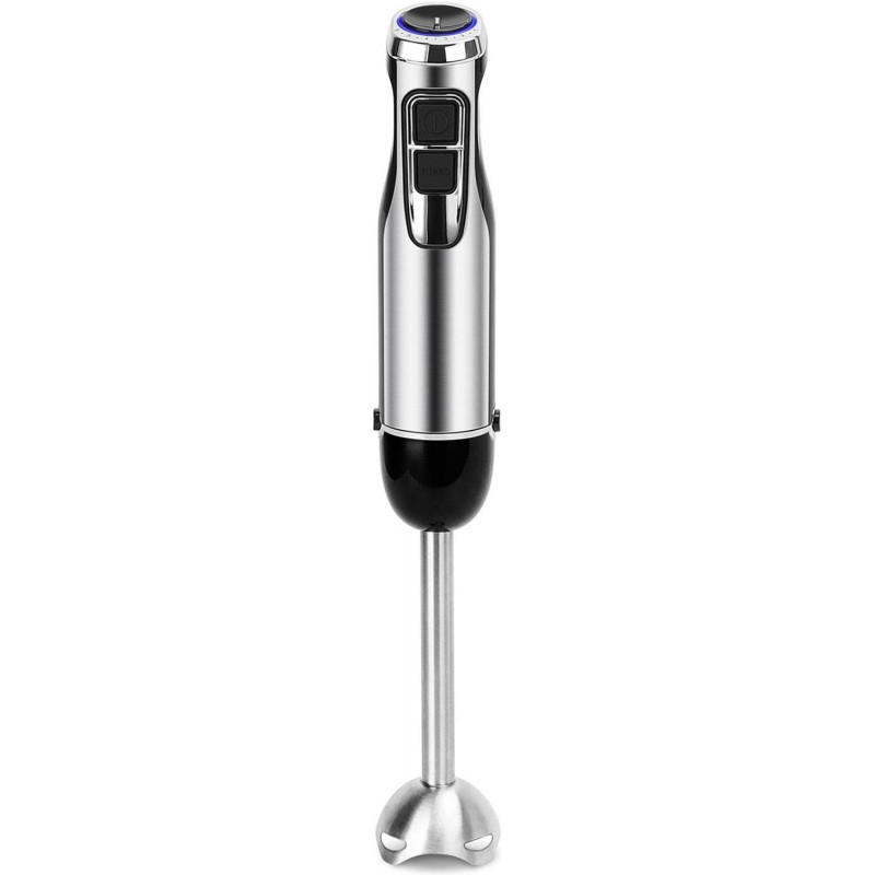 31,95 € Free Shipping | Kitchen appliance 1000W 38×6 cm. Hand blender. 6 speeds. Includes measuring cup ABS and PMMA. Stainless steel and black Color